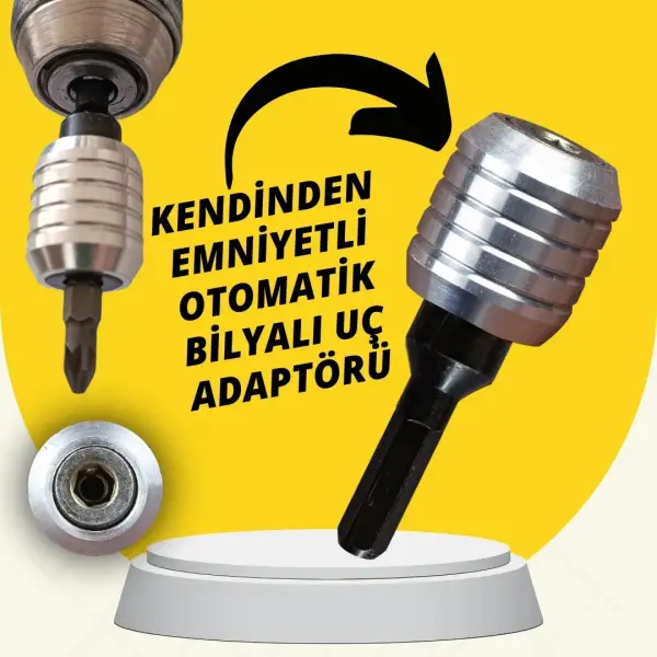 Pratikmen Kendinden Emniyetli Otomatik Bilyalı Uç Adaptörü (SL0559) - 1