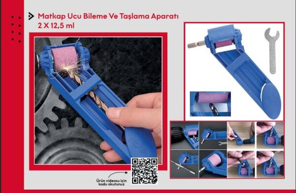 Pratikmen Matkap Ucu Bileme ve Taşlama Aparatı 2 x 12,5 mm (SL0527) - 1