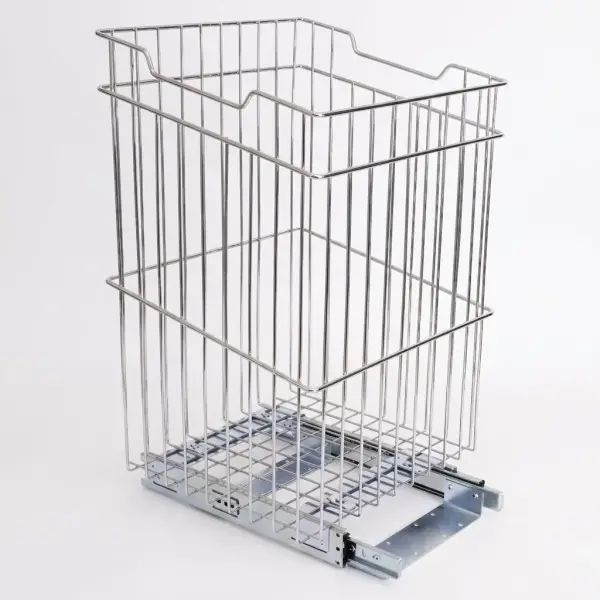 Pyramith Alttan Raylı Çamaşır Sepeti 30 cm (C-7045C) - 2