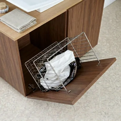 Pyramith Kapağa Monte Çamaşır Sepeti 45 cm (C-7011C) - 1