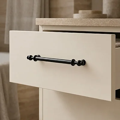 Fds Ezgi Modeli Mobilya Kulbu Siyah Renk 160mm Kulp (R-02-160-02) - 1