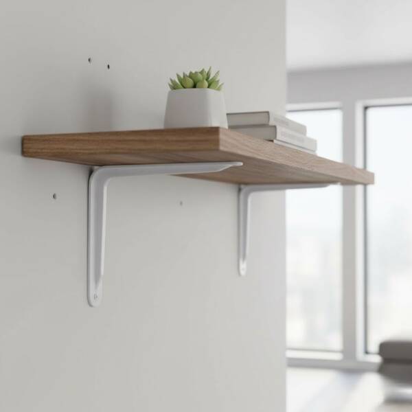 Sese Beyaz Raf Altı 14x18cm Raf Tutucu (RAF221) - 1