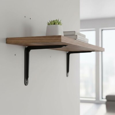 Sese Siyah Raf Altı 15x20 Raf Tutucu (RAF336) - Sese