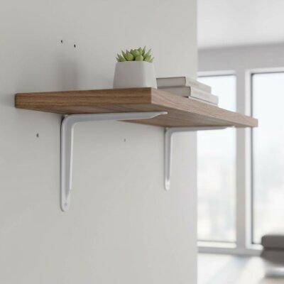 Sese Beyaz Raf Altı 20x25cm Raf Tutucu (RAF230) - Sese