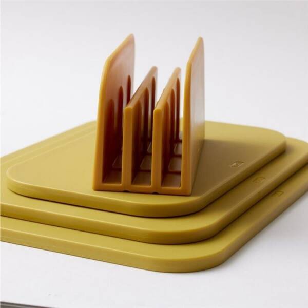 Rosti Choptima Kesme Tahtası Seti 3Lü Hardal Rengi (RS 27822) - 3