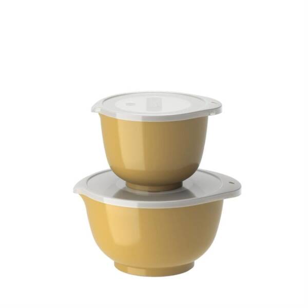 Rosti Margrethe Kapaklı Saklama Kabı Seti 2 Parça (1,5 + 3 Litre) Hardal Rengi (RS 29937) - 2