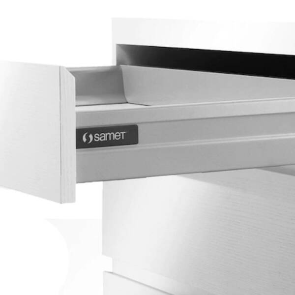 Samet Alpha Box 35cm Bordürsüz Gri Yanaklı Ray 18mn (12717743830345) - 2