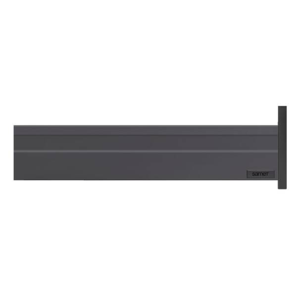 Samet Alpha Box 45cm 18mm Yanaklı Ray Antrasit Renk (12717743850745) - 1