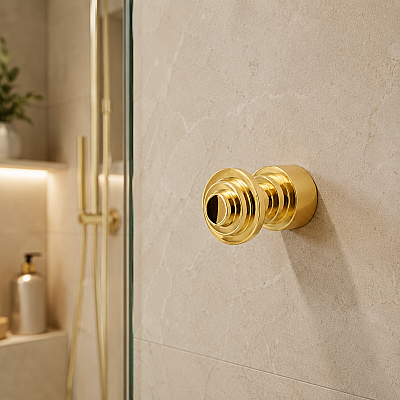 Gedy Scala Bornoz Askılık Gold Renk (A.1WC.85172/O) - Gedy