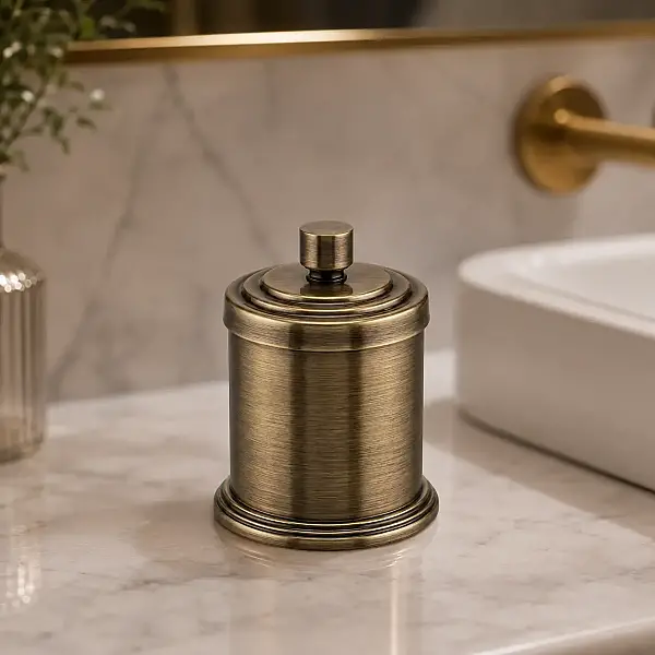 Gedy Scala Tezgah Üstü Pamukluk Parlak Bronz (A.1WC.88178/OW) - 1