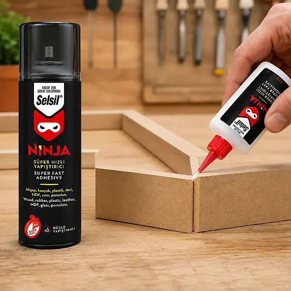 Selsil Ninja Süper Hızlı Yapıştırıcı 200ml + 50gr (SEL21) - 1