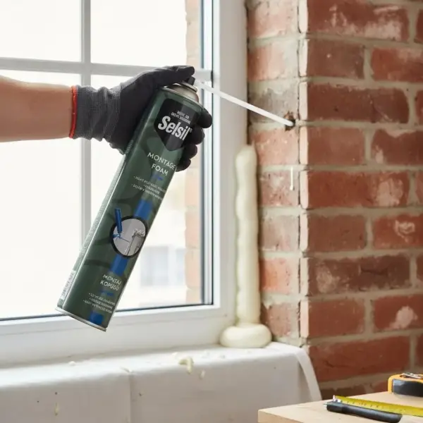 Selsil Yüksek Verimli Montaj Köpüğü 600g Pipetli Mavi Köpük (SEL4) - 1