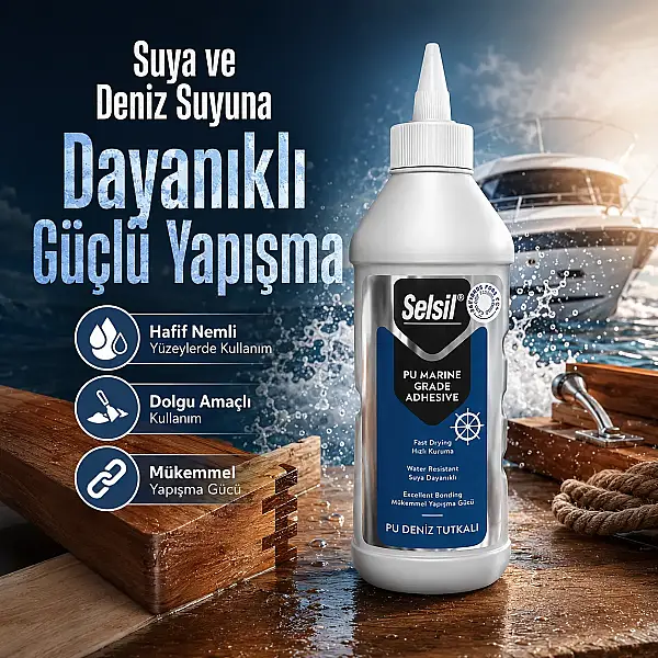 Selsil Deniz Tutkalı Bal Rengi 500gr (SEL10) - 2