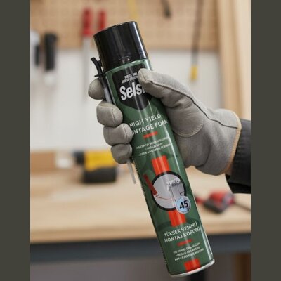 Selsil Yüksek Verimli Montaj Köpüğü Pipetli 845 Gr. (SEL13) - Selsil