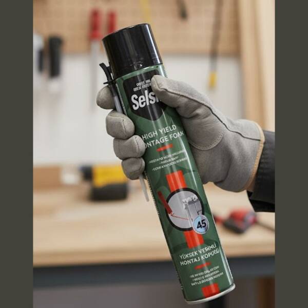 Selsil Yüksek Verimli Montaj Köpüğü Pipetli 845 Gr. (SEL13) - 1