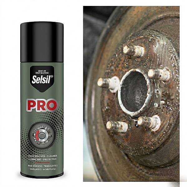 Selsil PRO Pas Sökücü ve Yağlayıcı Bakım Spreyi SEL35) - 2
