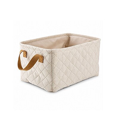 Sese Tutacaklı Sepet Bej 23x33x18cm (4912532) - 3