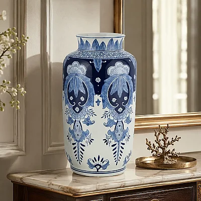 Seramik Dekoratif Vazo 20*20*38 cm (AK.WLT0552) - 3