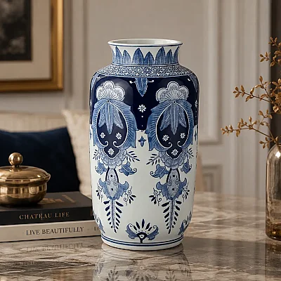 Seramik Dekoratif Vazo 20*20*38 cm (AK.WLT0552) - 4