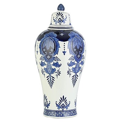 Seramik Dekoratif Vazo 26,5*26,5*51 cm (AK.WLT0551) - Vitale (1)