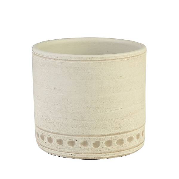 Seramik Saksı Açık Kahve 16*14 cm (AK.JH0066) - 8