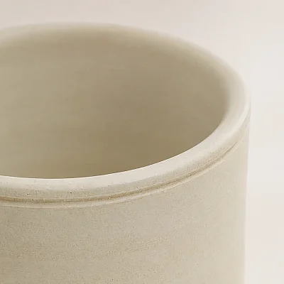 Seramik Saksı Açık Kahve 16*14 cm (AK.JH0066) - Vitale (1)