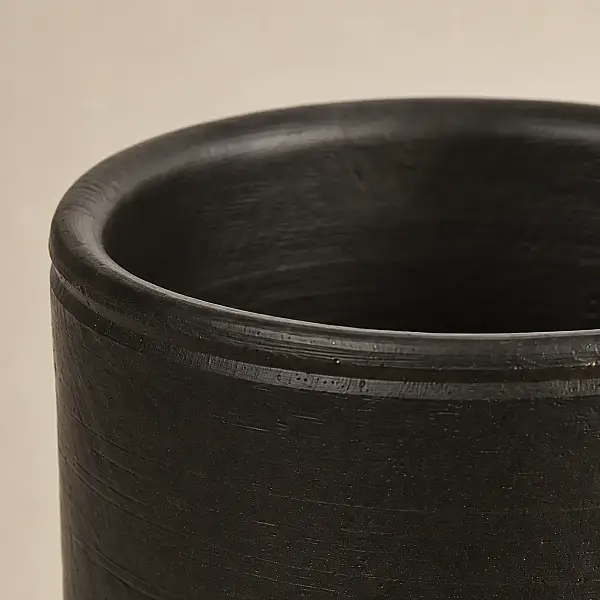 Seramik Saksı Kirli Kahve 14*13 cm (AK.JH0065) - 2
