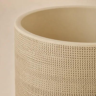 Seramik Saksı Light Bej 17*15 cm (AK.JH0031) - 4