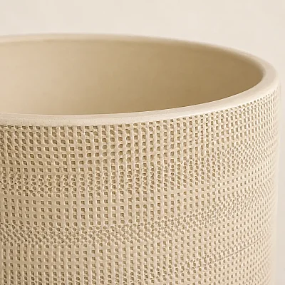 Seramik Saksı Light Bej 24*22 cm (AK.JH0035) - 5