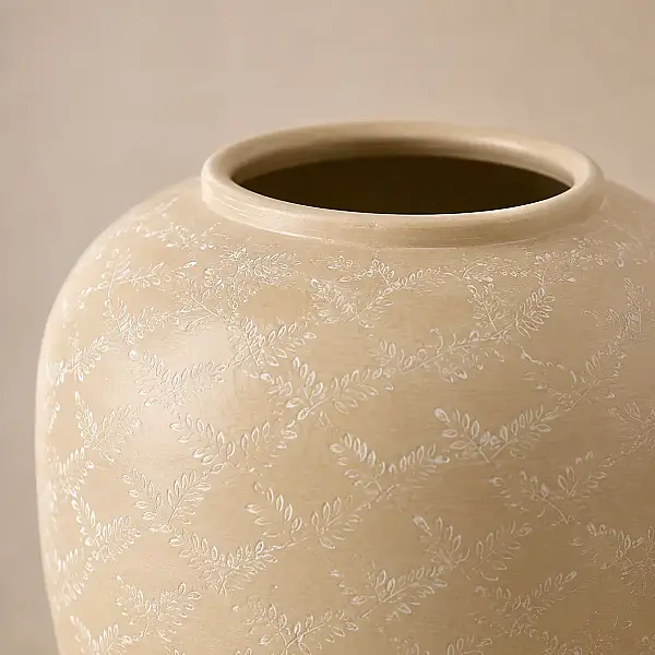 Seramik Vazo Kahve 27*30 cm (AK.JH0013) - 5