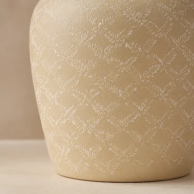 Seramik Vazo Kahve 27*30 cm (AK.JH0013) - 6