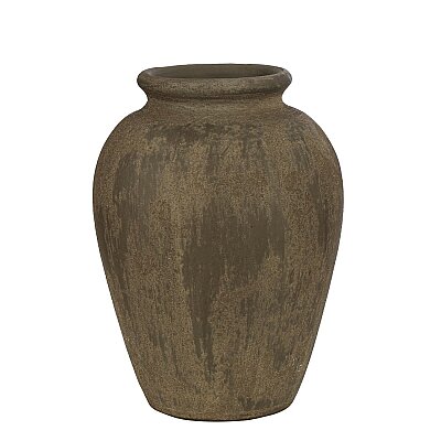 Seramik Vazo Kahverengi Sand Chocolate 24*30 cm (AK.JH0019) - 8
