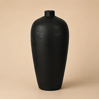 Seramik Vazo Siyah 27*60 cm (AK.JH0025) - 5