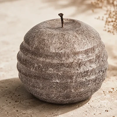 Şeritli Top Mum Kahve 13cm (AK.BRSM103-KA) - 4