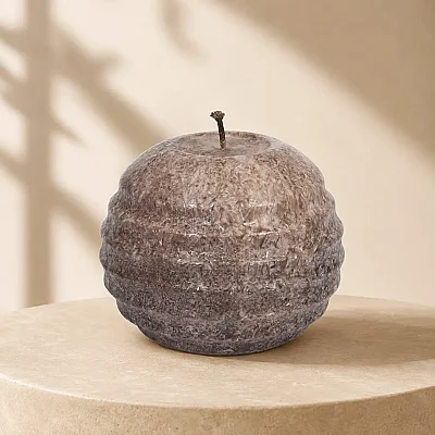 Şeritli Top Mum Kahve 13cm (AK.BRSM103-KA) - 3