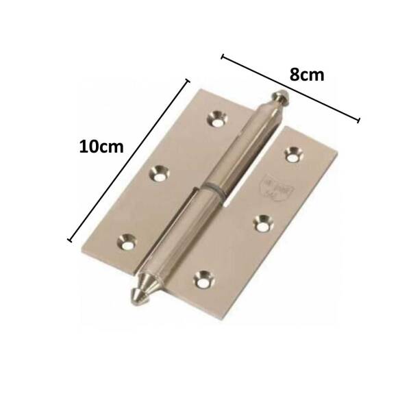 Meysan Lüks Okka Sağ Menteşe Saten Renk 10cm (104-06-21-81) - 2