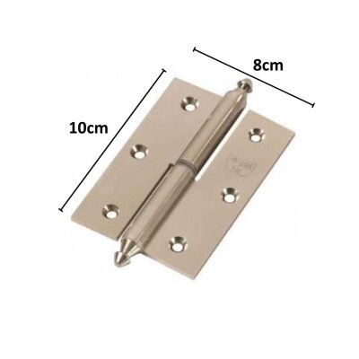 Meysan Lüks Okka Sol Menteşe Saten Renk 10cm (104-06-22-81) - 2