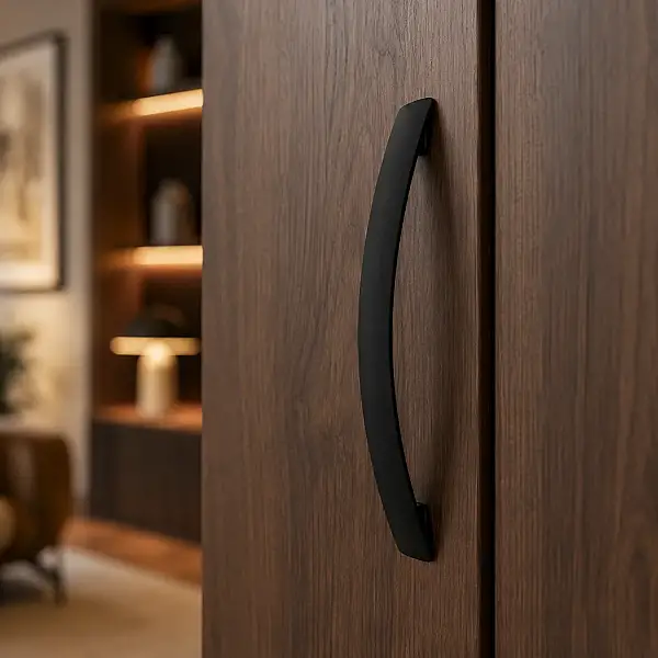 Fds Yalı Mobilya Kulbu Siyah Renk 128mm Kulp (880-11-128-02) - 4