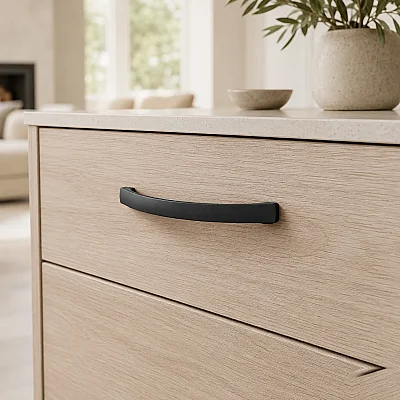 Fds Yalı Mobilya Kulbu Siyah Renk 128mm Kulp (880-11-128-02) - 3