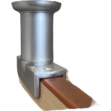 Sese U Tipi Mobilya Ayağı Plastik Mat Krom 12cm (401-14-12-24) - Sese