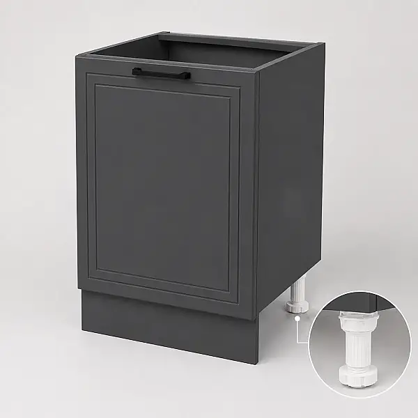 Sese 15-20cm Ayarlı Plastik Baza Ayağı Beyaz (SS400-76) - 1