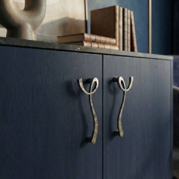 Sese 170 Modeli Sağ Antik Gümüş Kulp 160mm (170-160-20) - 1