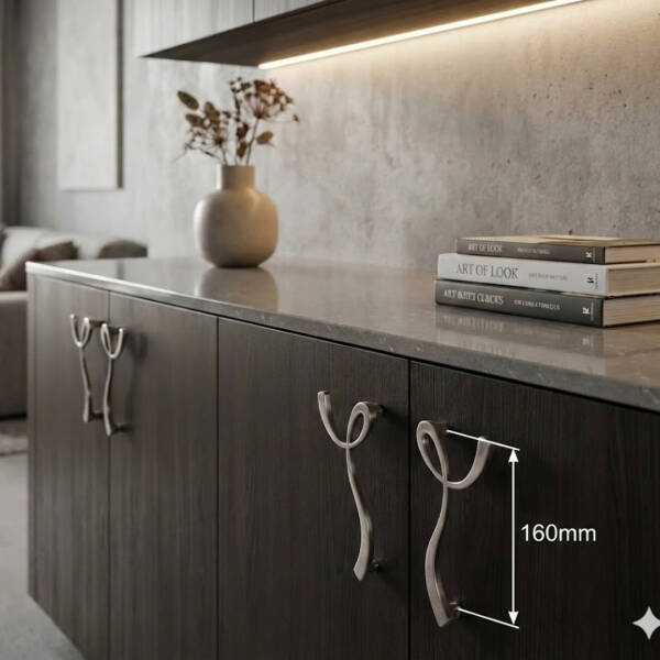 Sese 170 Modeli Sağ Inox Kulp 160mm (170-160-53) - 2