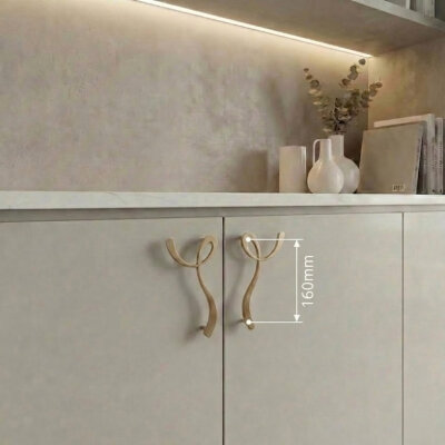 Sese 170 Modeli Sağ Mat Altın Kulp 160mm (170-160-22) - Sese