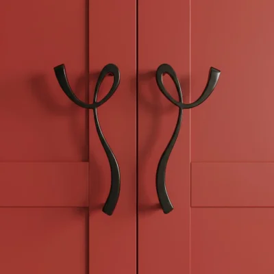 Sese 170 Modeli Sağ Siyah Kulp 160mm (170-160-02) - 1