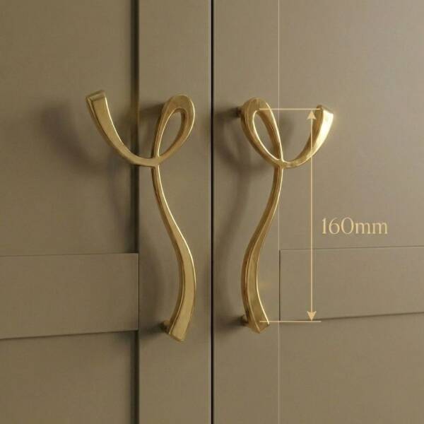 Sese 171 Modeli Sol Altın Kulp 160mm (171-160-16) - 2