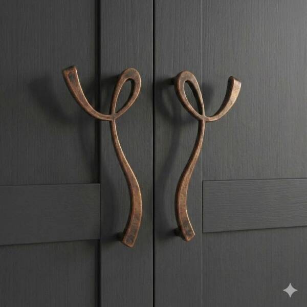 Sese 171 Modeli Sol Antik Bakır Kulp (171-160-100) - 1