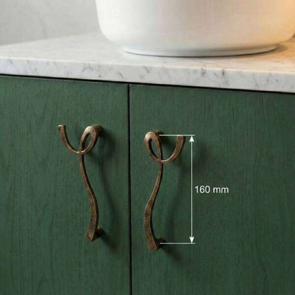 Sese 171 Modeli Sol Antik Sarı Kulp (171-160-94) - 2