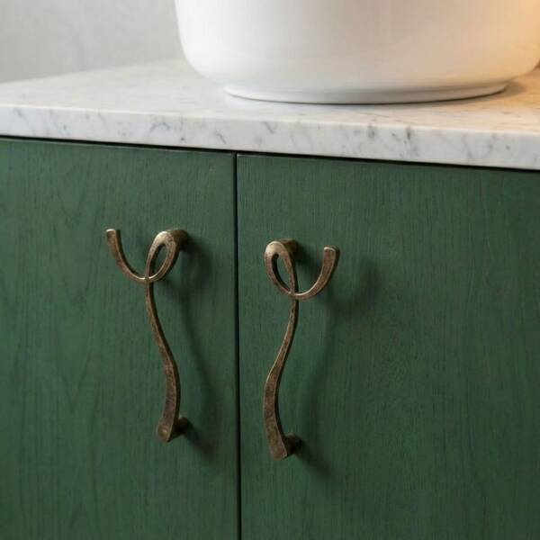 Sese 171 Modeli Sol Antik Sarı Kulp (171-160-94) - 1