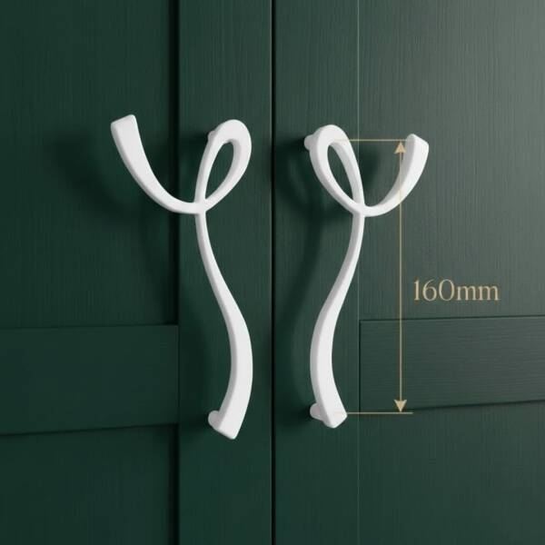 Sese 171 Modeli Sol Beyaz Kulp 160mm (171-160-01) - 1